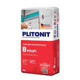 Клей для плитки/ керамогранита/ мозаики Plitonit В Профи серый (класс С1) 25 кг