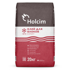 Клей для газобетона Holcim Expert зимний 20 кг