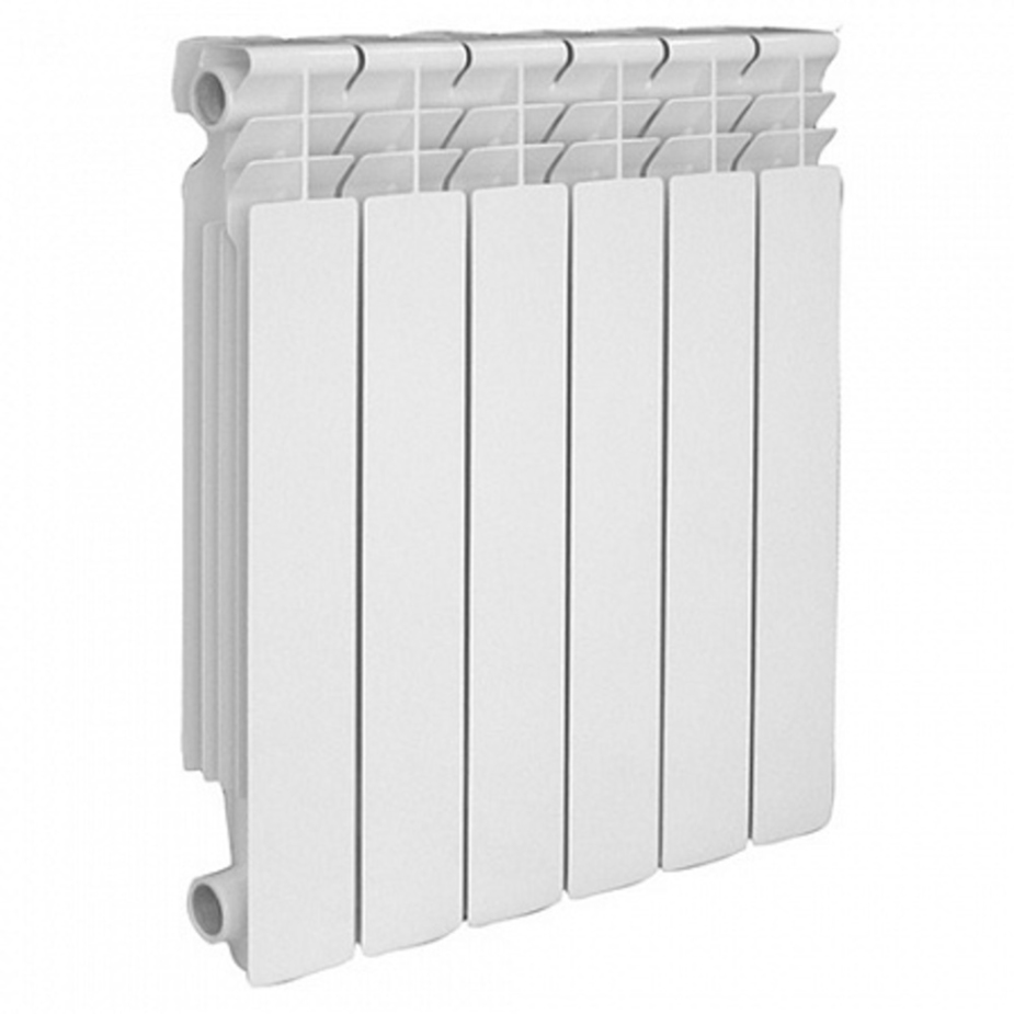 Радиатор алюминиевый Comfort 500/96 мм 6 секций боковое подключение ...