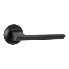 Ручка дверная Punto Blade круглая розетка (черный)