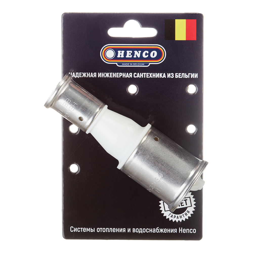 фото Муфта henco (16pkw-3220) 32(пресс) х 20(пресс) белая pvdf