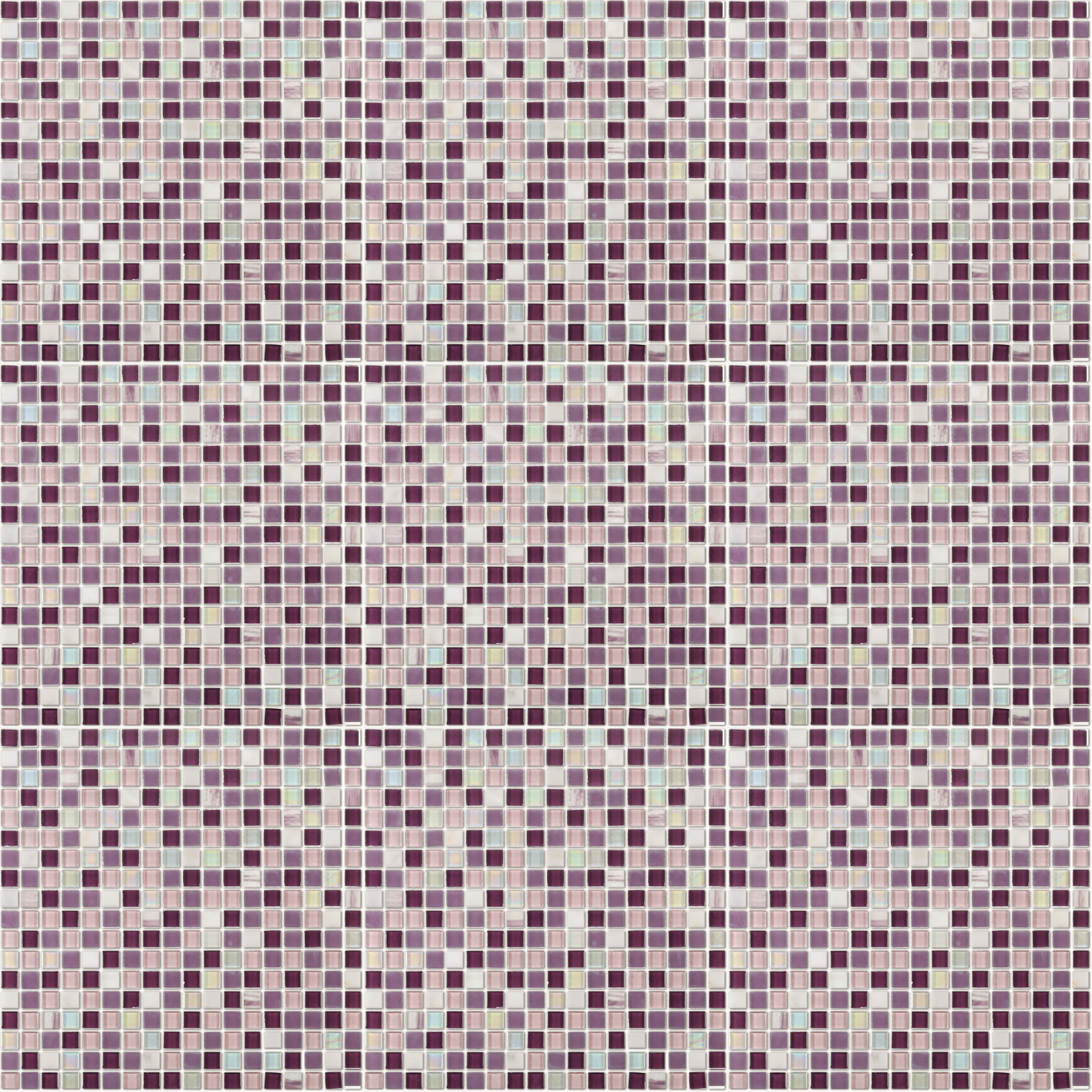 фото Мозаика lavelly elements pearl violet mix жемчужно-фиолетовый микс из стекла и камня 305х305х4 мм