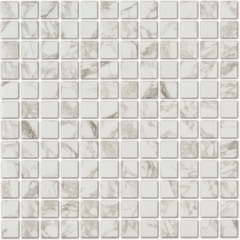 Мозаика Lavelly Smalta мрамор белый стеклянная 311х311х4,9 мм матовая