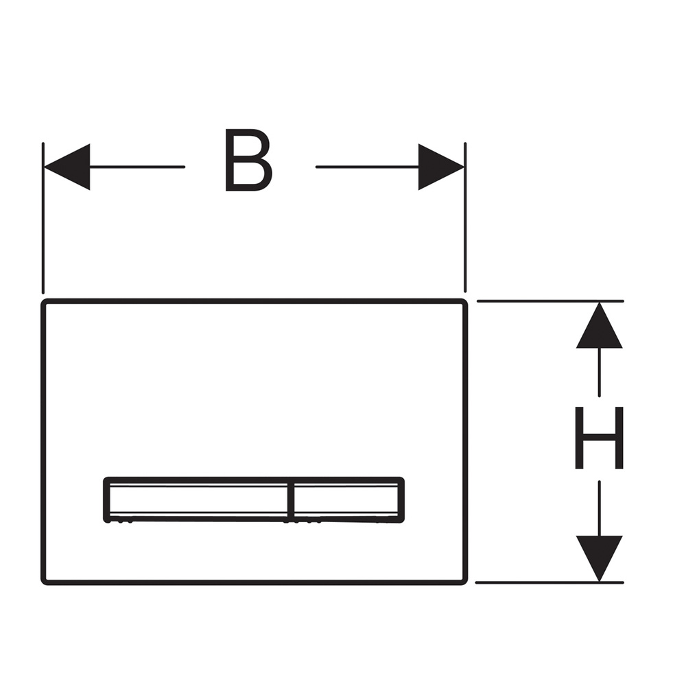 фото Клавиша смыва geberit sigma50 хром матовый черный для инсталляций (115.788.dw.2)