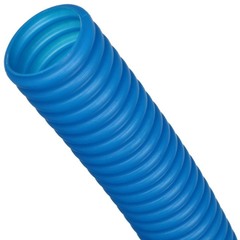 Труба защитная гофрированная синяя для труб до 22 мм