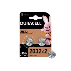 Батарейки Duracell (CR2032) 3 В (2 шт.)