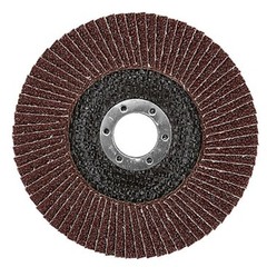 Круг лепестковый шлифовальный по металлу/древесине MOS (39930М) 125х22,2 мм Р24