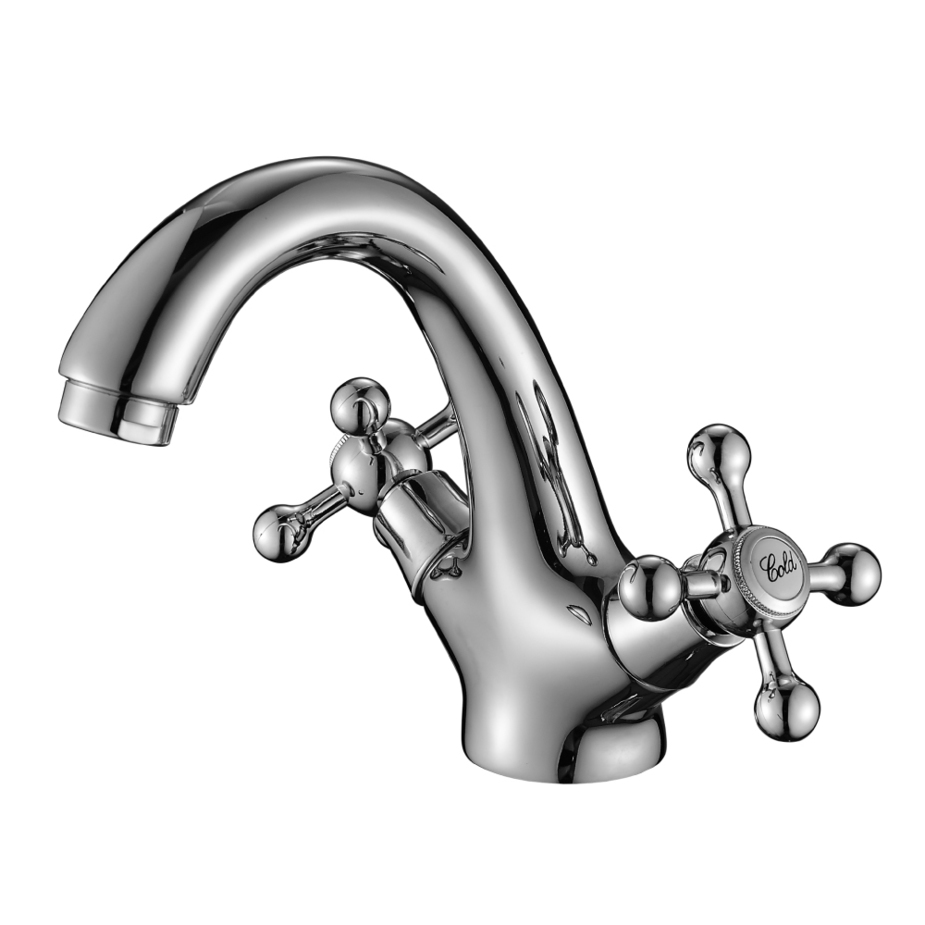 Смеситель для раковины Decoroom (DR49011) DR54011 вентильный хром ...