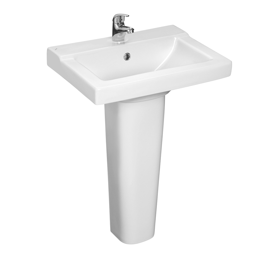 Раковина на пьедестале Santeri Орион 570 мм с переливом — купить в ...