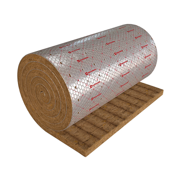 Утеплитель Rockwool Вайред Мат 50 мм 1х4 м 4 кв.м отражающий — купить в ...