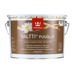 Масло Tikkurila Valtti Puuoljy для наружных деревянных поверхностей основа ЕС 9 л