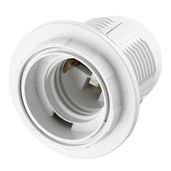 Патрон для лампы E27 UNIVersal M10 термостойкий пластик 1000 Вт IP20 220 В люстровый белый (5560711)