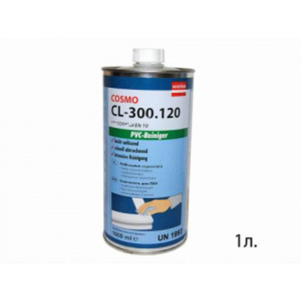 Очиститель для ПВХ слаборастворяющий Cosmofen 1 л (10 CL-300.120 .