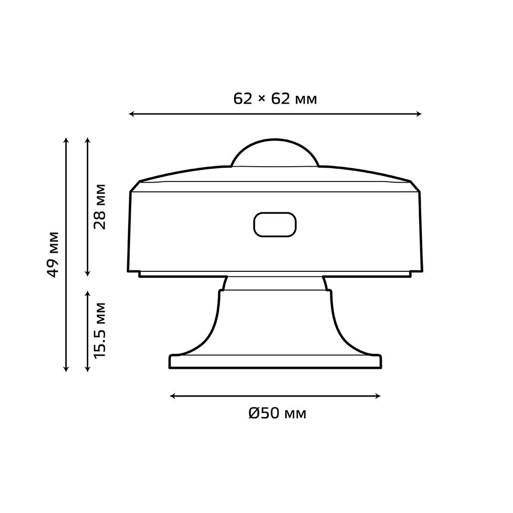 фото Датчик движения комнатный gauss smart home активный (4010322)