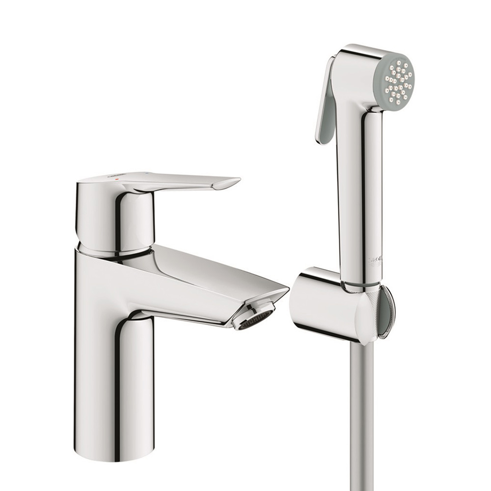 

Смеситель для раковины Grohe Start 23123003 с гигиеническим душем хром
