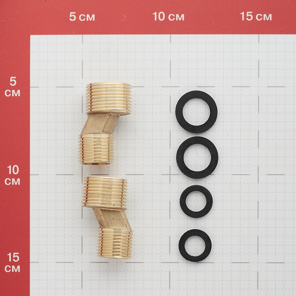 фото Эксцентрик для смесителя corsa deco 3/4" х1/2" 44 мм