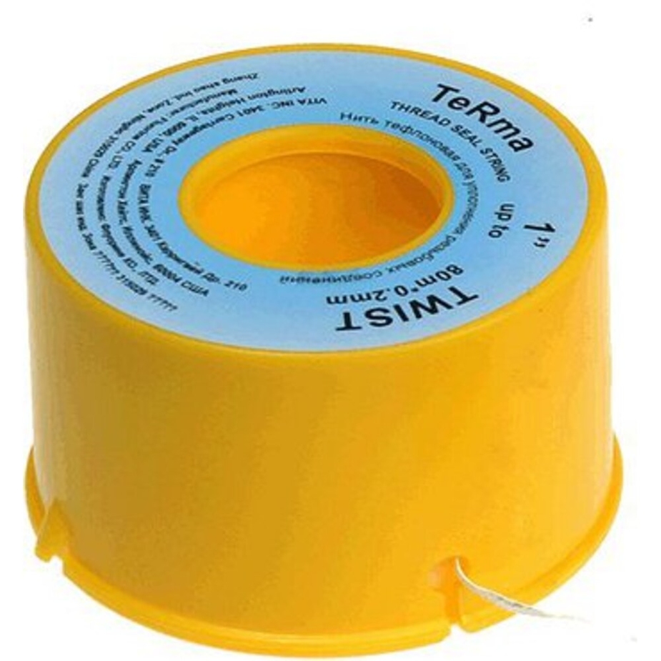 Нить для герметизации резьбы Terma Twist тефлоновая 80 м — купить в ...