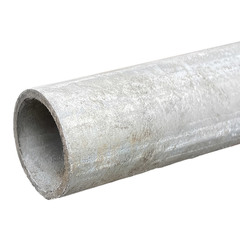 Труба стальная электросварная оцинкованная 76х3,5 мм 3 м