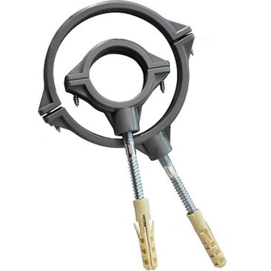 Хомут сантехнический Синикон 50 мм оцинкованная сталь со шпилькой и ...