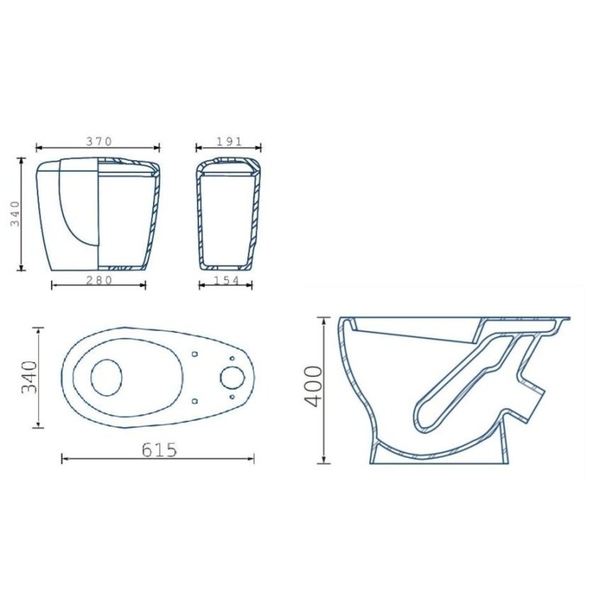 Унитаз-компакт ВКЗ Луна 2 с сиденьем для унитаза — купить в Петровиче в ...