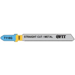 Пилки для лобзика Fit Т118G (40963) по металлу L51 мм прямой рез