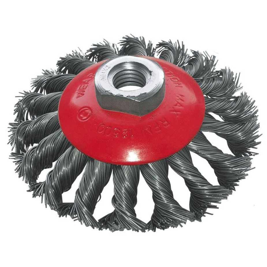 Корщетка-колесо 125 мм витая с наклоном, Арт.39116 — купить в Петровиче ...