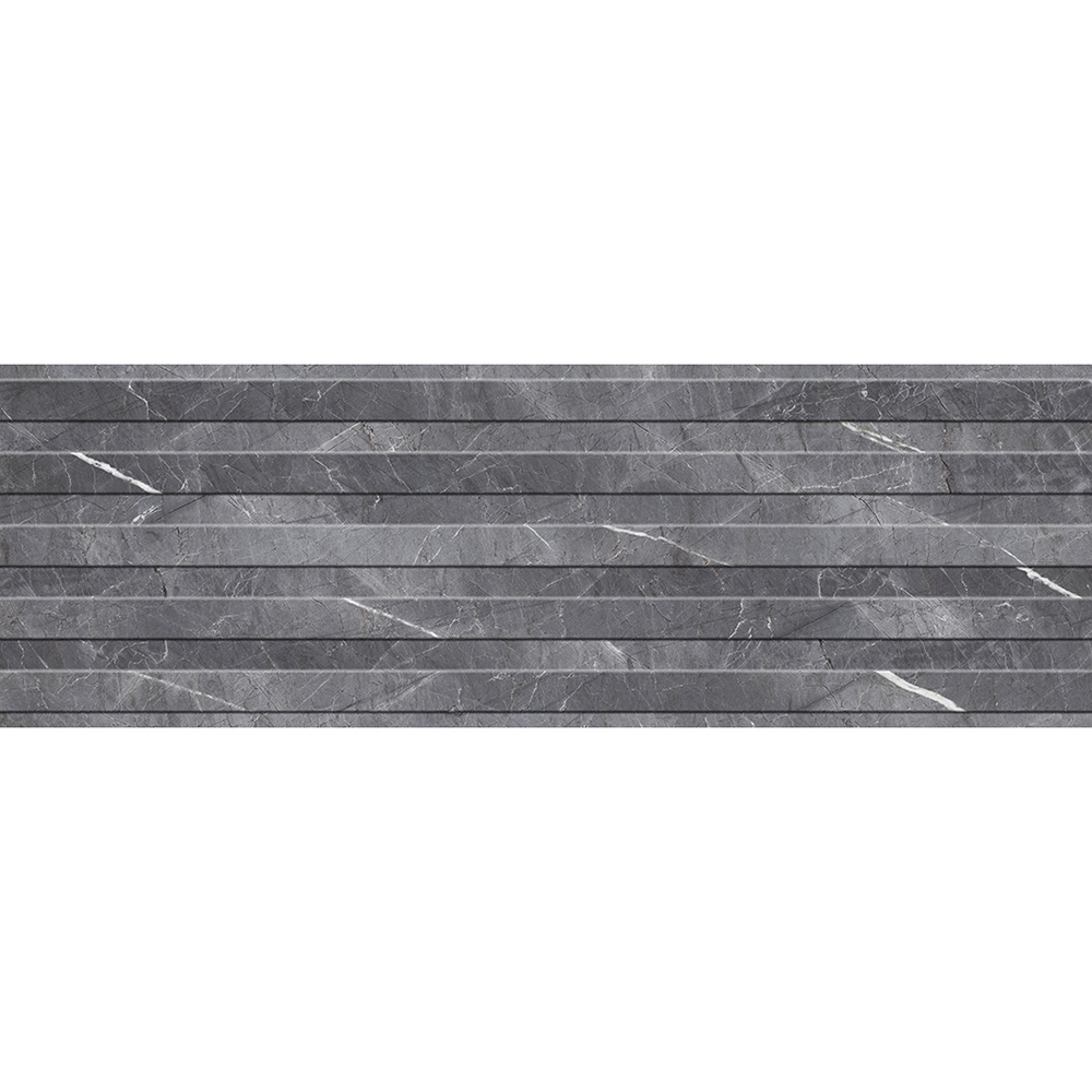 фото Плитка облицовочная керамин канон-р 1 серая матовая 900x300x10,5 мм (5 шт.=1,35 кв.м) keramin