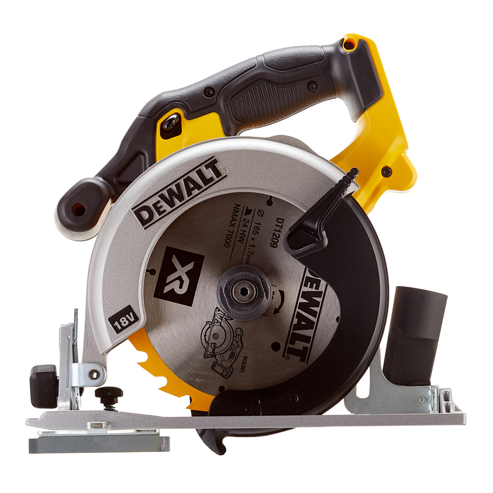 фото Пила дисковая аккумуляторная dewalt dcs391n-xj 18в li-ion 165 мм без акб и зу