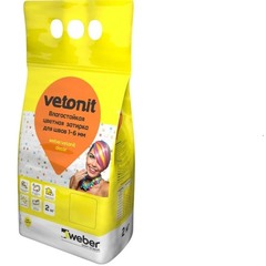 Затирка цементная Vetonit Decor R415 кирпичный 2 кг