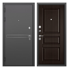 Дверь входная Buldoors Тайлер левая букле графит - венге 860х2050 мм