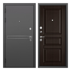 Дверь входная Buldoors Тайлер левая букле графит - венге 960х2050 мм