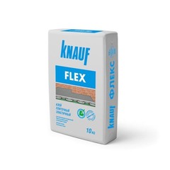 Клей для плитки/ керамогранита/ камня Knauf Flex (класс С2) 10 кг