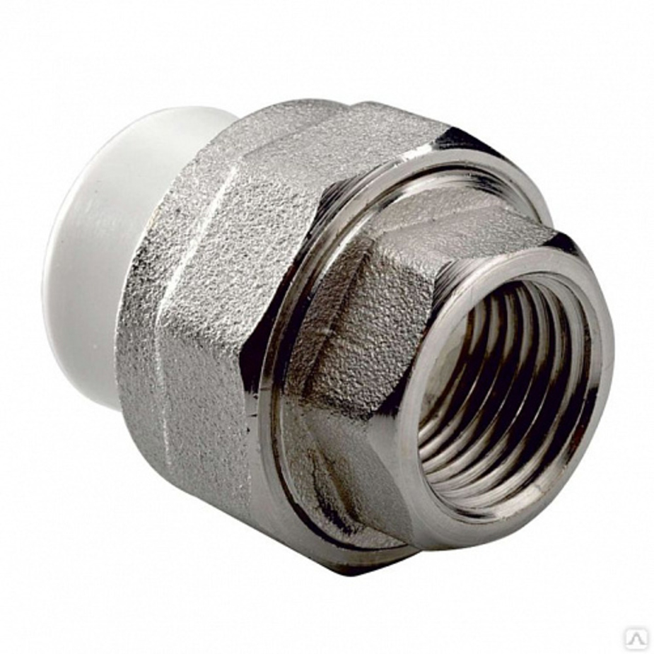 Муфта полипропиленовая разъемная (американка) 20 мм x 1/2 ВР(г ...