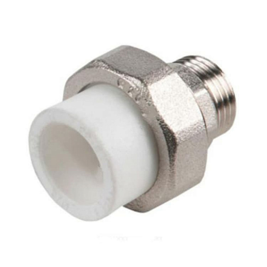 Муфта полипропиленовая разъемная (американка) 25 мм x 3/4 НР(ш ...