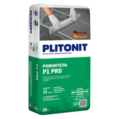 Ровнитель (стяжка пола) первичный Plitonit P1 PRO 25 кг