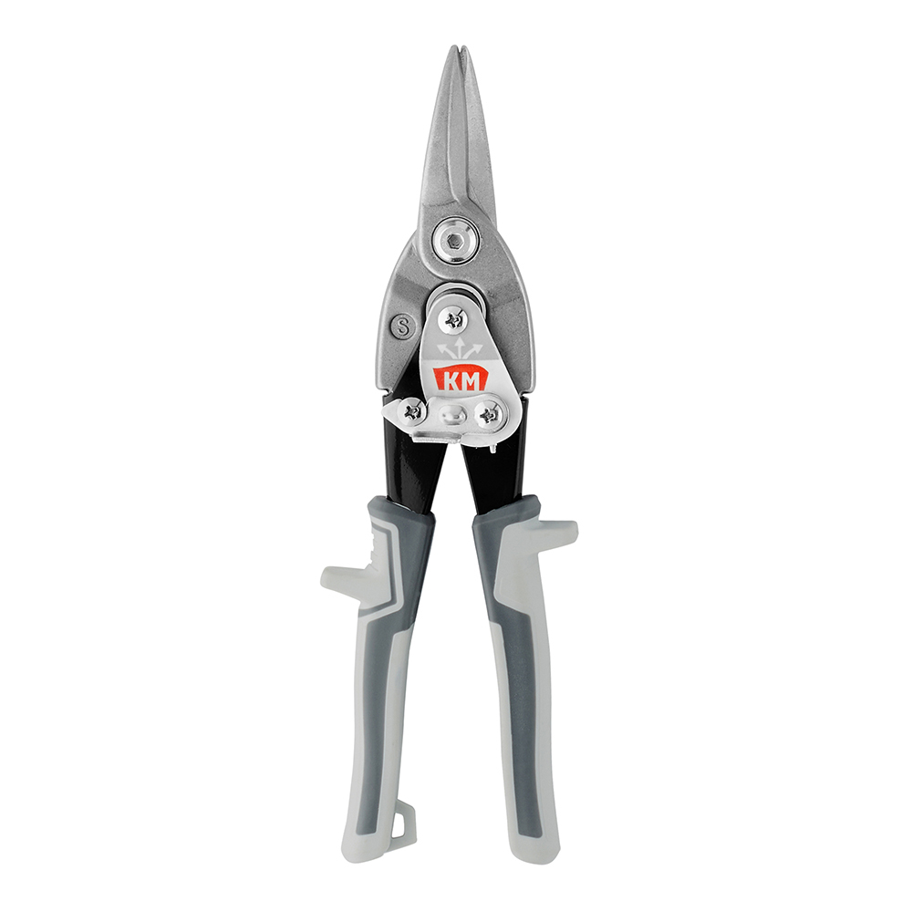 Ножницы по металлу КМ 250 мм прямые ножницы по твердому металлу прямые cr mo 260 мм kraftool grand