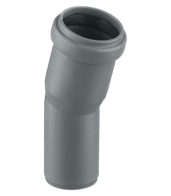 фото Отвод ostendorf нтв d32 мм 15° пластиковый для внутренней канализации (110100)