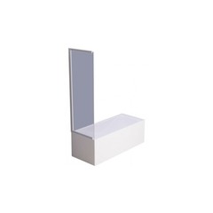 Дверь-шторка для ванны Аква торцевая 70 см стекло (DP68)
