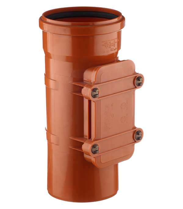 Ревизия Ostendorf KGRE d160 мм пластиковая для наружной канализации (222600) ревизия ostendorf d160 мм пластиковая для наружной канализации однораструбная