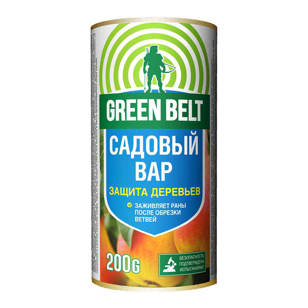 Средство для заживления ран деревьев Green Belt Садовый вар 200 г вар садовый green belt 200 гр 2 упаковки