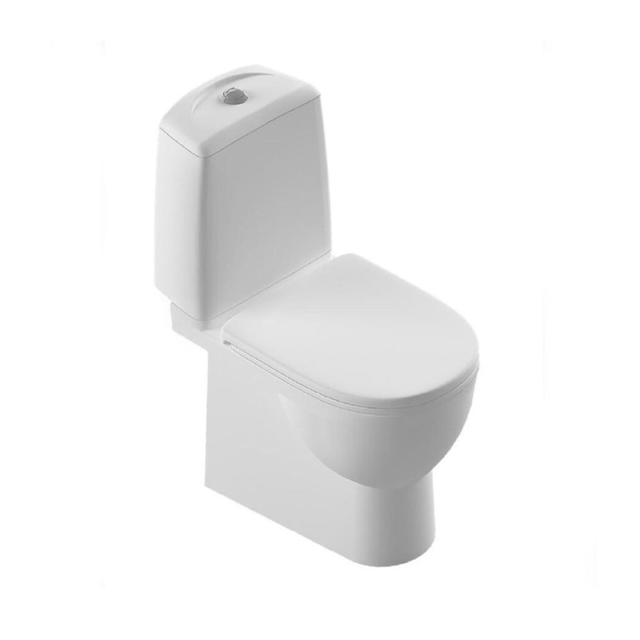 Унитаз-компакт Sanita Luxe Best SL DM с горизонтальный выпуском с ...