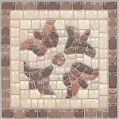Мозаика Kerama Marazzi Вставка Пантеон лаппатированный обрезной 96х96 мм