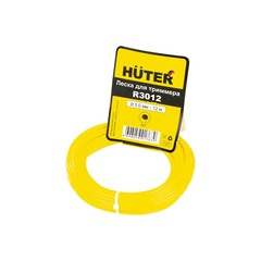 Леска для триммера Huter (R3012) круг 3,0 мм x 12 м желтая
