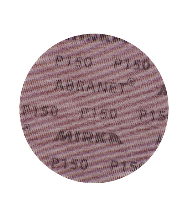 Диск шлифовальный Mirka Abranet d125 мм P150 на липучку сетчатая основа (5 шт.) диск шлифовальный mirka abranet d125 мм p180 на липучку сетчатая основа 5 шт