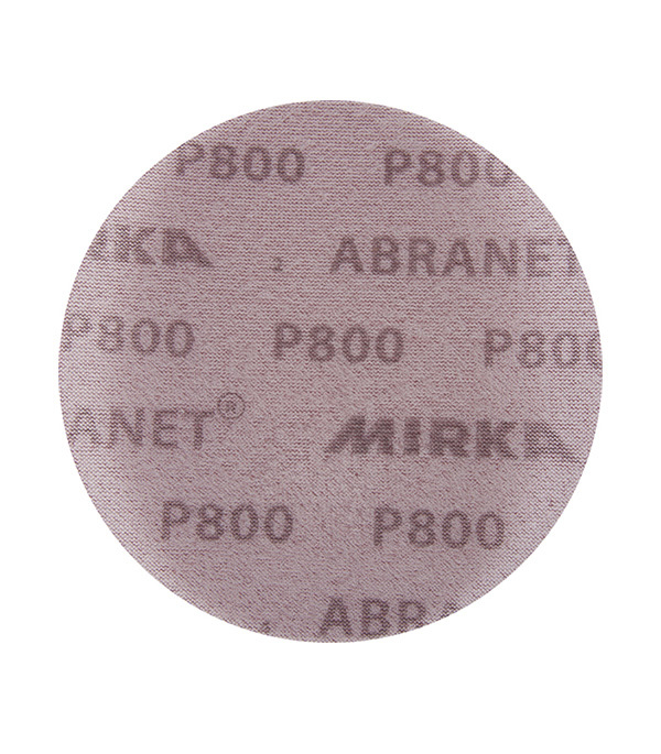Диск шлифовальный Mirka Abranet d125 мм P800 на липучку сетчатая основа (5 шт.) диск шлифовальный mirka abranet d225 мм p180 на липучку сетчатая основа 3 шт