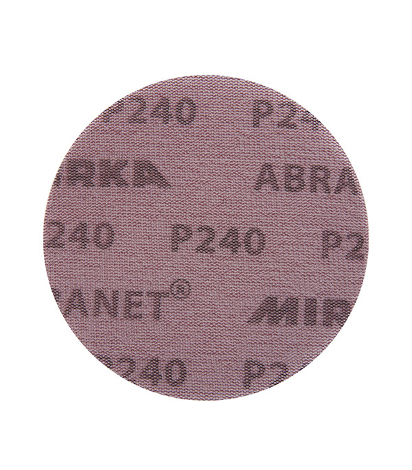 Диск шлифовальный Mirka Abranet d150 мм P240 на липучку сетчатая основа (5 шт.) диск шлифовальный mirka abranet d125 мм p180 на липучку сетчатая основа 5 шт