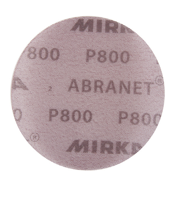 Диск шлифовальный Mirka Abranet d150 мм P800 на липучку сетчатая основа (5 шт.) диск шлифовальный mirka abranet d125 мм p180 на липучку сетчатая основа 5 шт