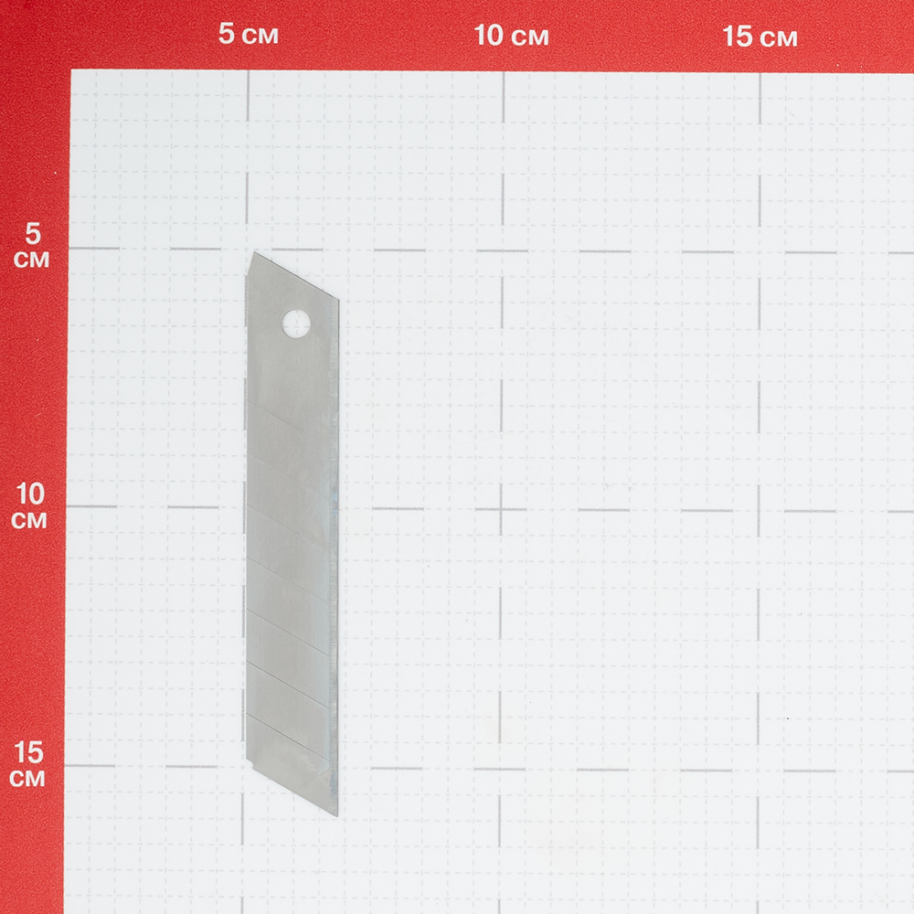 фото Лезвие для ножа km 18 мм прямое (10 шт.) км