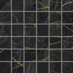 Porcelánový obklad Idalgo Home Granite Sandra černá mozaika 300x300x10 mm