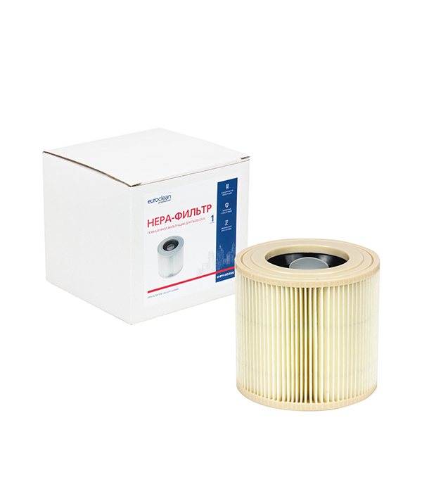 Фильтр для пылесоса Ozone (KHPM-WD2000) к моделям Karcher WD 2/3 полиэстер для сухой уборки hepa фильтр euroclean целлюлозный для пылесоса karcher k 2701